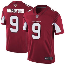 Arizona Cardinals 9 Sam Bradford Red Team Color Stitched NFL Vapor Untouchable Limited Jersey