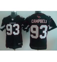 Arizona Cardinals 93 Calais Campbell Black Elite NFL Jersey