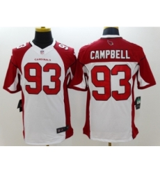 Arizona Cardinals 93 Calais Campbell White Limited NFL Jersey