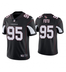 Arizona Cardinals 95 Leki Fotu Black Vapor Untouchable Limited Stitched Jersey
