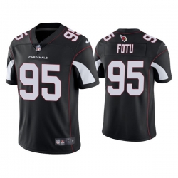 Arizona Cardinals 95 Leki Fotu Black Vapor Untouchable Limited Stitched Jersey