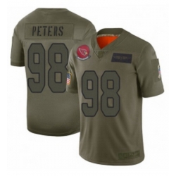 Arizona Cardinals 98 Corey Peters Limited Camo 2019 Salute To Service Football Jersey