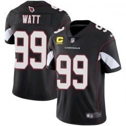 Arizona Cardinals 99 J J Watt 2022 Black With 4 Star C Patch Vapor Untouchable Limited Stitched Jersey