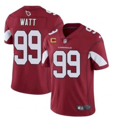 Arizona Cardinals 99 J.J. Watt Red With 4-Star C Patch Vapor Untouchable Limited Stitched NFL Jersey