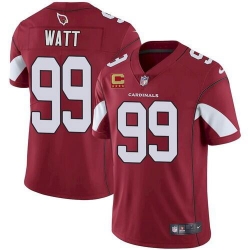 Arizona Cardinals 99 J.J. Watt Red With 4-Star C Patch Vapor Untouchable Limited Stitched NFL Jersey