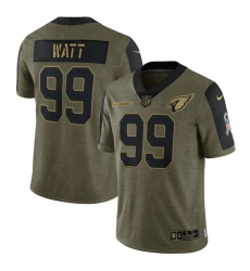 Arizona Cardinals J.J. Watt Olive 2021 Salute To Service Limited Player Jersey