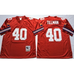 Mitchell And Ness Arizona Cardinals 40 Pat Tillman Red Throwback Stitched NFL Jersey