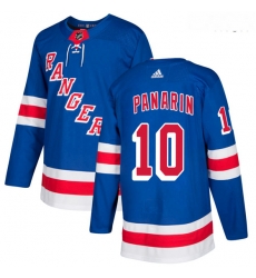New York Rangers 10 Artemi Panarin Blue Jersey
