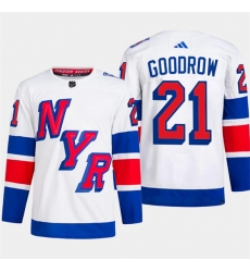 New York Rangers #21 Barclay Goodrow White 2024 Stadium Series Stitched Jersey