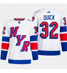 New York Rangers #32 Jonathan Quick White 2024 Stadium Series Stitched Jersey