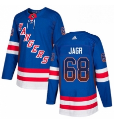 New York Rangers 68 Jaromir Jagr Royal Blue Drift Fashion NHL jersey
