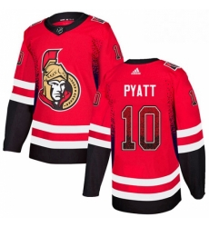 Ottawa Senators 10 Tom Pyatt Red Drift Fashion NHL jersey