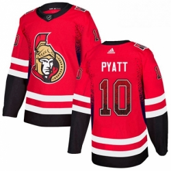 Ottawa Senators 10 Tom Pyatt Red Drift Fashion NHL jersey