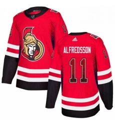 Ottawa Senators 11 Daniel Alfredsson Red Drift Fashion NHL jersey