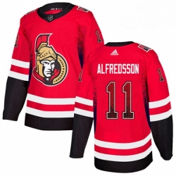 Ottawa Senators 11 Daniel Alfredsson Red Drift Fashion NHL jersey