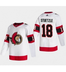 Ottawa Senators 18 Tim Stutzle White Stitched Jersey