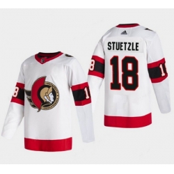 Ottawa Senators 18 Tim Stutzle White Stitched Jersey