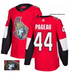 Ottawa Senators 44 Jean Gabriel Pageau Red Fashion Gold NHL jersey