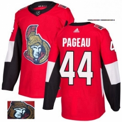 Ottawa Senators 44 Jean Gabriel Pageau Red Fashion Gold NHL jersey