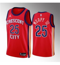 New Orleans Pelicans 25 Trey Murphy III Red 2022 23 Statement Edition Stitched Basketball Jersey