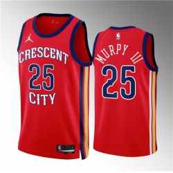 New Orleans Pelicans 25 Trey Murphy III Red 2022 23 Statement Edition Stitched Basketball Jersey