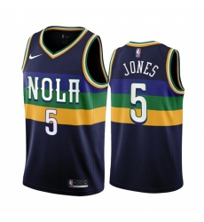 New Orleans Pelicans 5 Herbert Jones 2022 23 Black City Edition Stitched Basketball Jersey