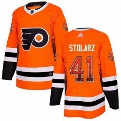 Philadelphia Flyers 41 Anthony Stolarz Orange Drift Fashion NHL jersey