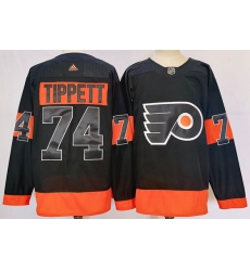 Philadelphia Flyers 74 Owen Tippett Black Alternate Jersey
