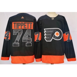 Philadelphia Flyers 74 Owen Tippett Black Alternate Jersey