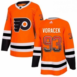 Philadelphia Flyers 93 Jakub Voracek Orange Drift Fashion NHL jersey