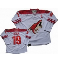 Phoenix Coyotes #19 Shane Doan White jerseyC Patch