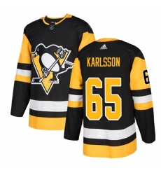Pittsburgh Penguins 65 Erik Karlsson Black Stitched Jersey