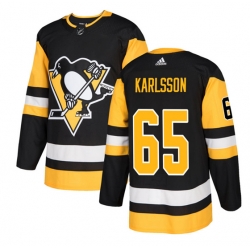 Pittsburgh Penguins 65 Erik Karlsson Black Stitched Jersey