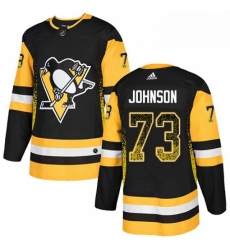Pittsburgh Penguins 73 Jack Johnson Black Drift Fashion NHL jersey