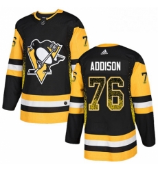 Pittsburgh Penguins 76 Calen Addison Black Drift Fashion NHL jersey