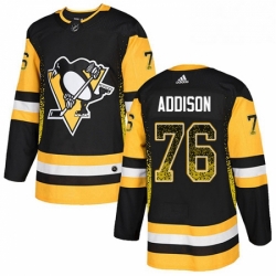 Pittsburgh Penguins 76 Calen Addison Black Drift Fashion NHL jersey