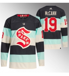Seattle Kraken 19 Jaden Schwartz 2024 Deep Sea Blue Winter Classic Stitched Jersey