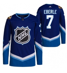 Seattle Kraken 7 Jordan Eberle 2022 All Star Blue Stitched Jersey