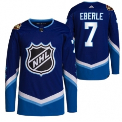 Seattle Kraken 7 Jordan Eberle 2022 All Star Blue Stitched Jersey