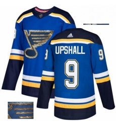 St. Louis Blues 9 Scottie Upshall Royal Blue Fashion Gold NHL jersey