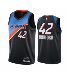 Oklahoma City Thunder 42 Al Horford Black NBA Swingman 2020-21 City Edition Jersey