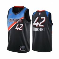 Oklahoma City Thunder 42 Al Horford Black NBA Swingman 2020-21 City Edition Jersey