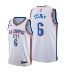 Oklahoma City Thunder 6 Josh Giddey White Jersey Oklahoma City Thunder 6 Josh Giddey White Jersey