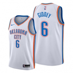 Oklahoma City Thunder 6 Josh Giddey White Jersey
