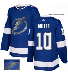 Tampa Bay Lightning 10 JT Miller Royal Blue Fashion Gold NHL Jerse Tampa Bay Lightning 10 JT Miller Royal Blue Fashion Gold NHL Jerse