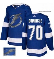 Tampa Bay Lightning 70 Louis Domingue Royal Blue Fashion Gold NHL Jerse Tampa Bay Lightning 70 Louis Domingue Royal Blue Fashion Gold NHL Jerse