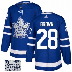 Toronto Maple Leafs 28 Connor Brown Royal Blue Fashion Gold NHL jersey
