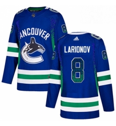 Vancouver Canucks 8 Igor Larionov Blue Drift Fashion NHL jersey Vancouver Canucks 8 Igor Larionov Blue Drift Fashion NHL jersey
