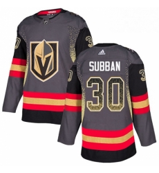Vegas Golden Knights 30 Malcolm Subban Black Drift Fashion NHL jersey