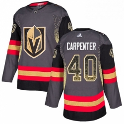 Vegas Golden Knights 40 Ryan Carpenter Black Drift Fashion NHL jersey